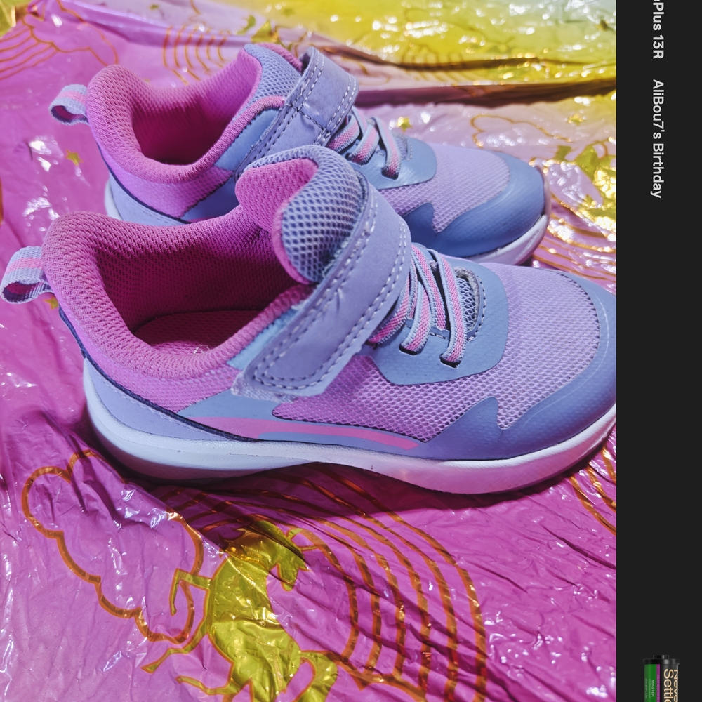 Athletic Works Kids' Pink and Purple Sneakers